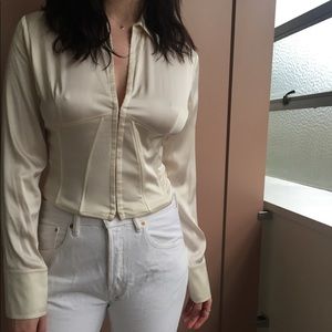 Bebe Silk Blouse